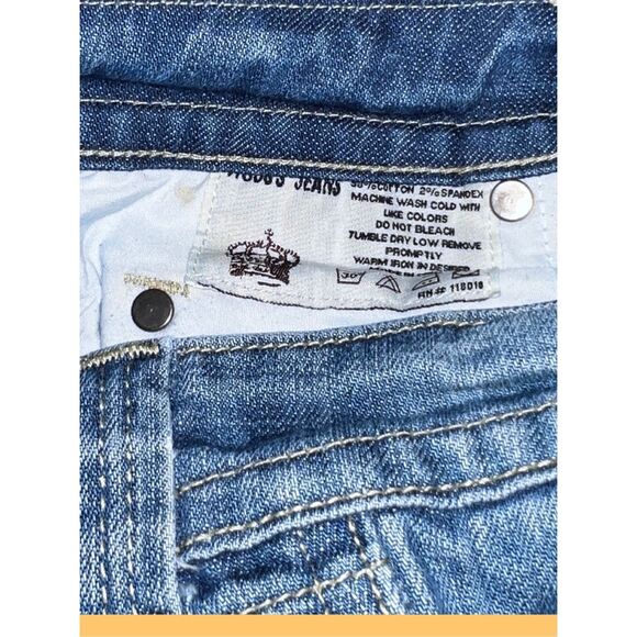 Vigoss Medium Wash Low Rise Denim Capris Size 3/4 Waist 27” #115 - Picture 4 of 7